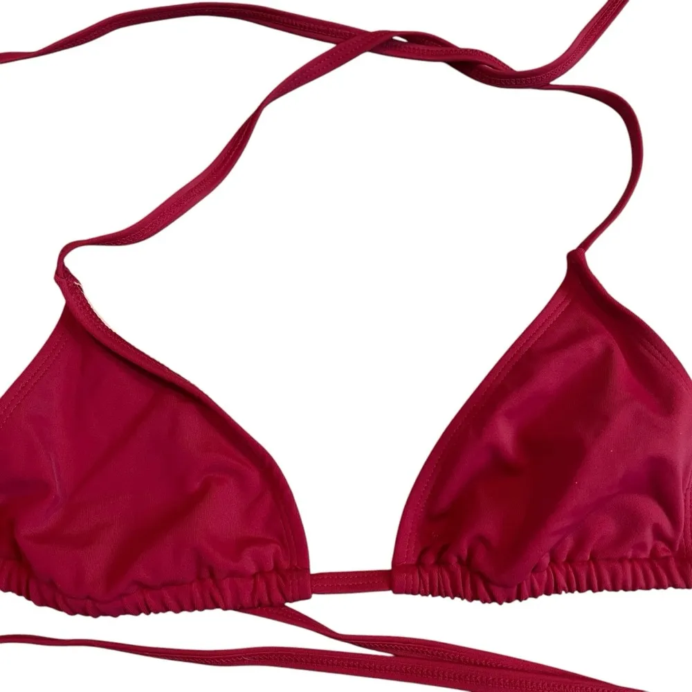 Newport News NWT,  Triangle String Top Bikini Swimsuit, Sz 2/4 - Image 4