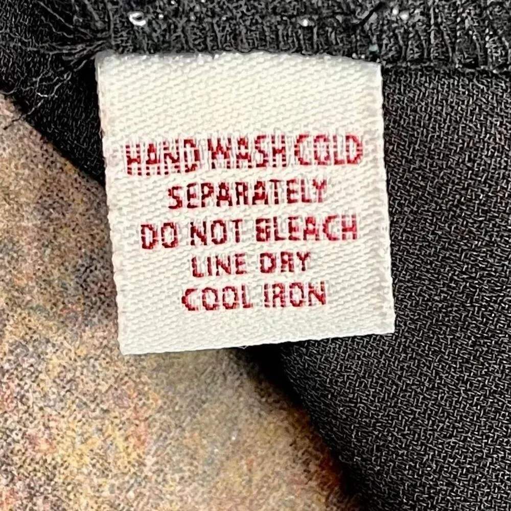 Women’s Black Dress Tank and Floral Beaded Scarf 22W - Image 8