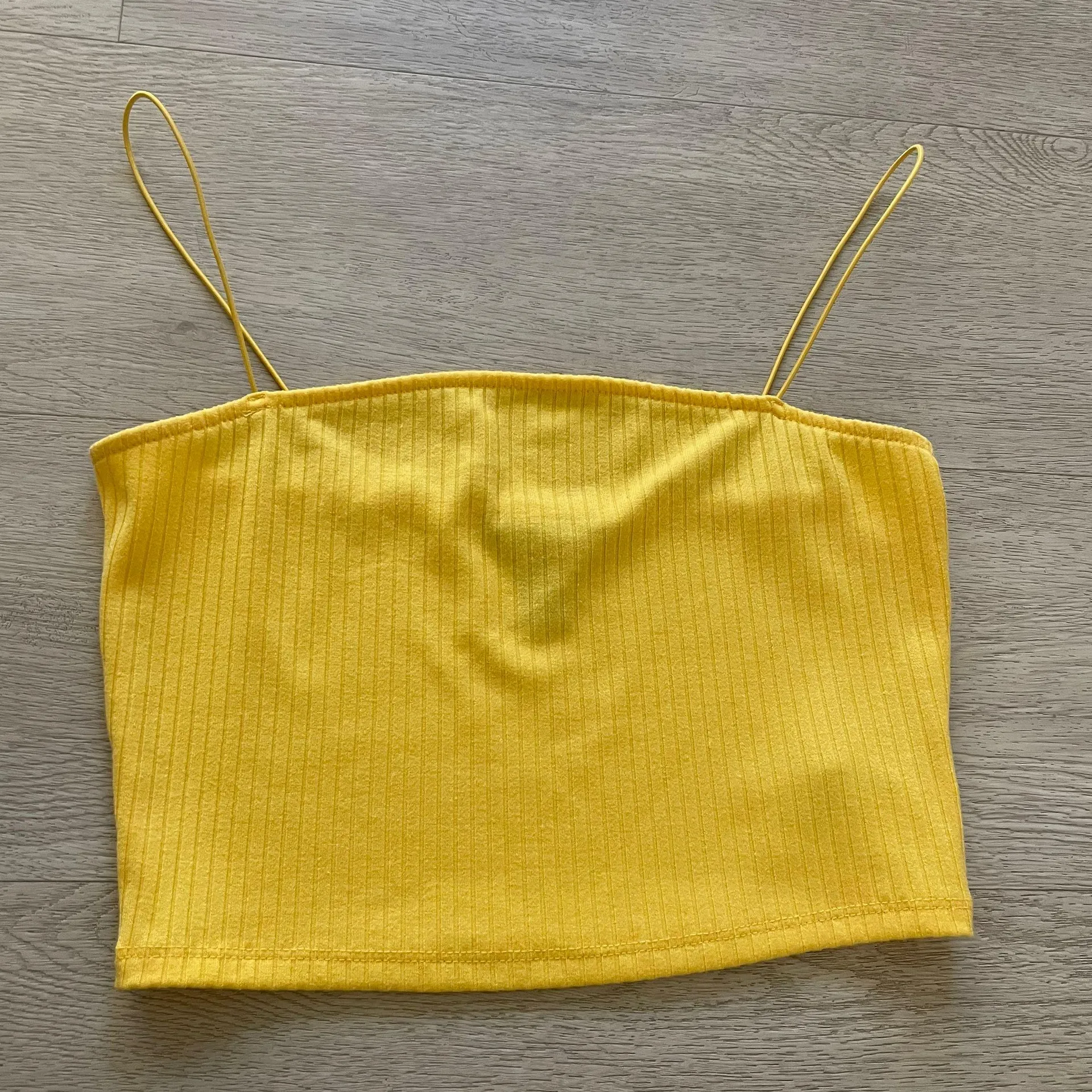 Forever 21 Yellow Crop Top  - Image 2