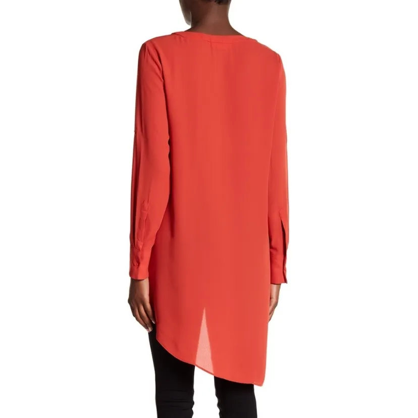 New CATHERINE MALANDRINO RED tunic top S - Image 3