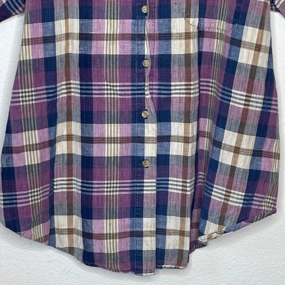 Dividends Maternity Shirt Blue Size undefined - Image 3