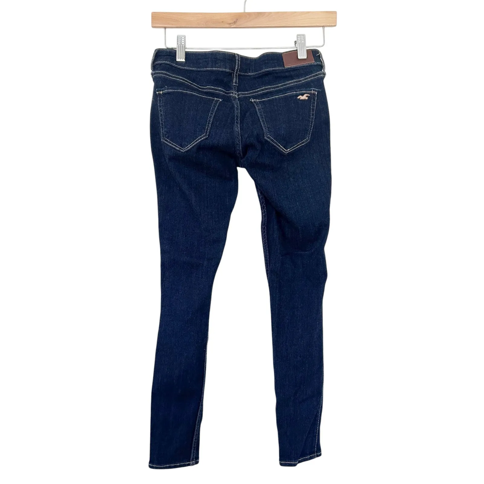 Hollister Low Rise Jean Legging Cropped Jeans Sz 26 - Image 4