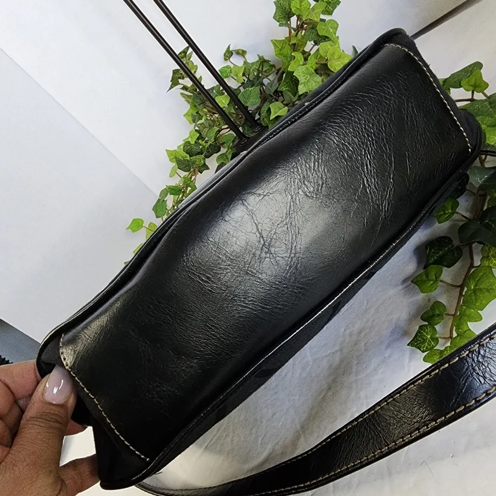 Jaclyn Smith Black Shoulder Purse Bag - Image 7