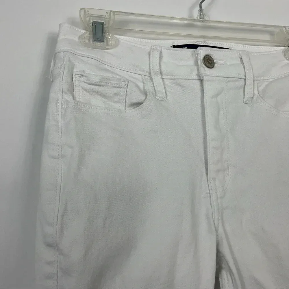 Hollister High Rise Super Skinny White Jeans‎ Size 1R/0R - Image 2