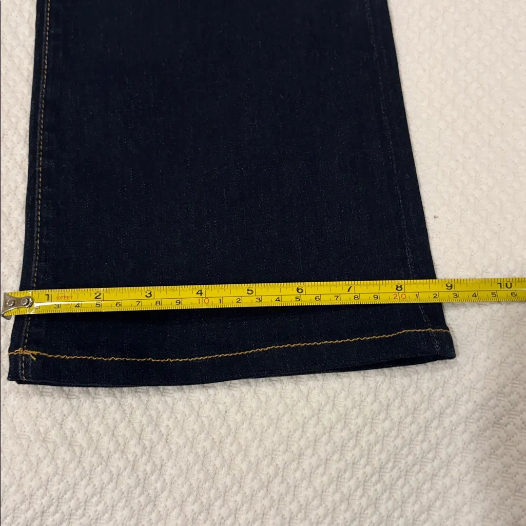 7 For All Mankind Dark Blue Flare Jeans - Image 7