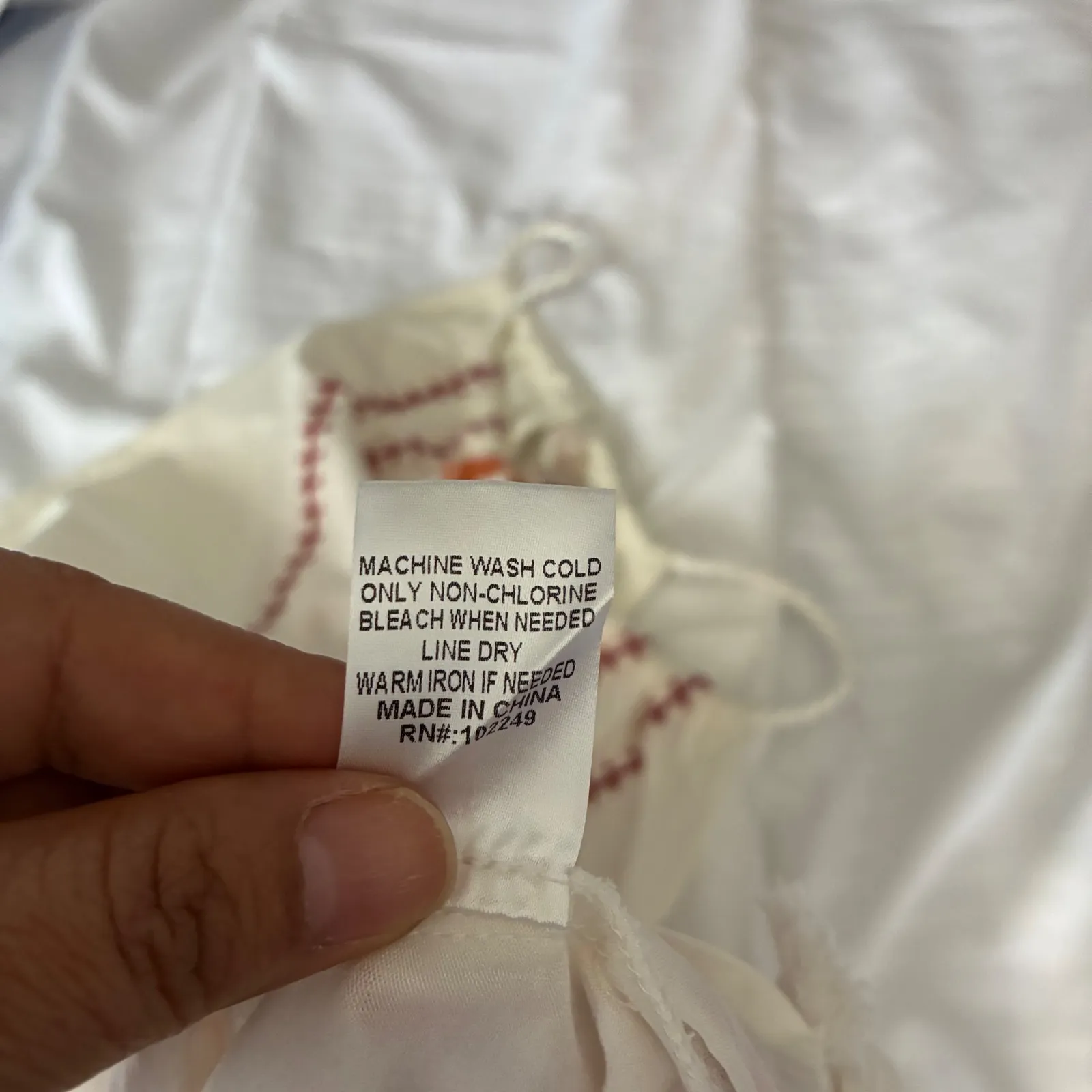 Skies Are Blue Embroidered Halter Top Tassel Boho‎ Festival Women's Size M - Image 6