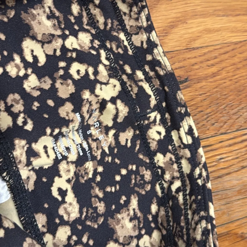 NWT VARLEY let's go running 25”LEGGINGS in sand speckle leopard size S rare - Image 6