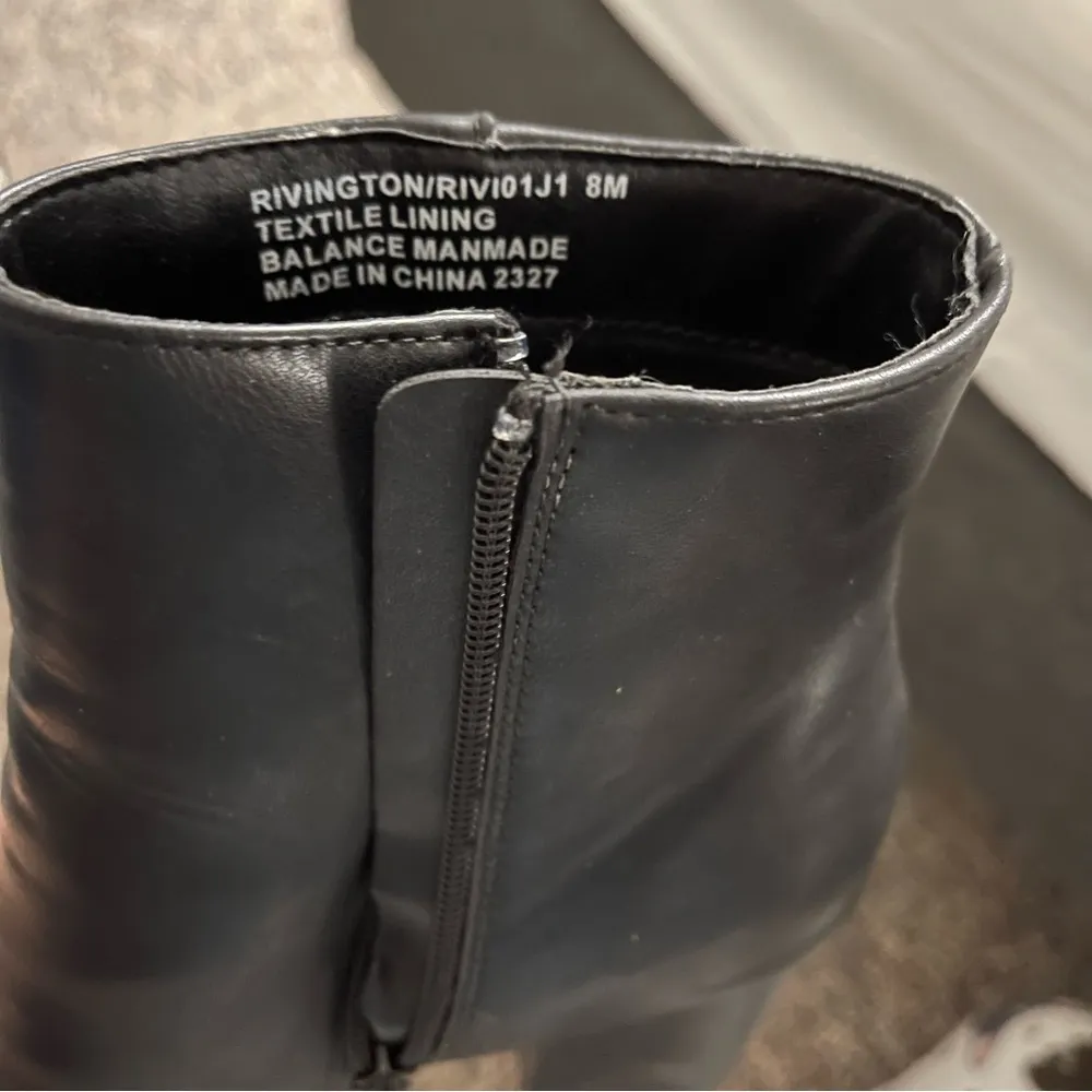 Madden girl high heels boots black size 8 - Image 4