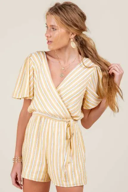 Altar'd State Striped Romper - Image 3