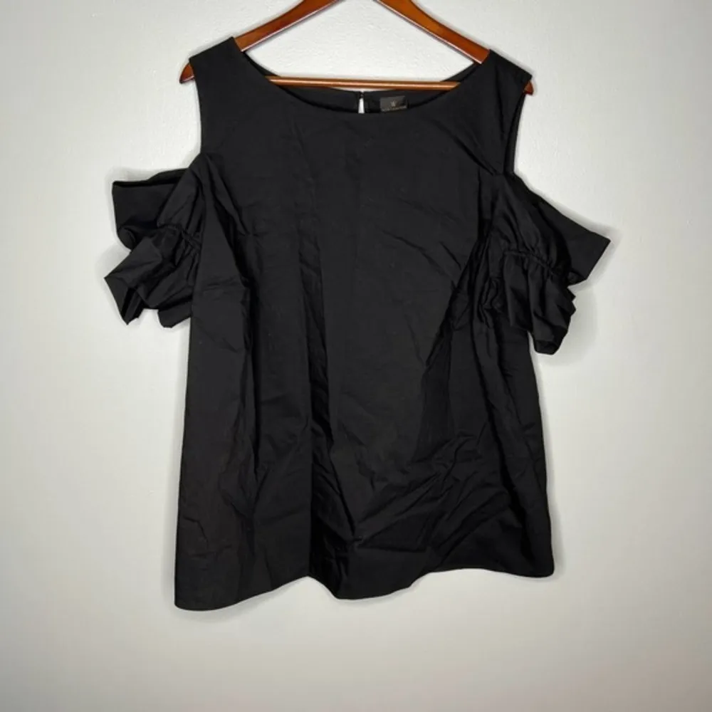 NEW Worthington plus size cold shoulder blouse top career casual size 2X - Image 2