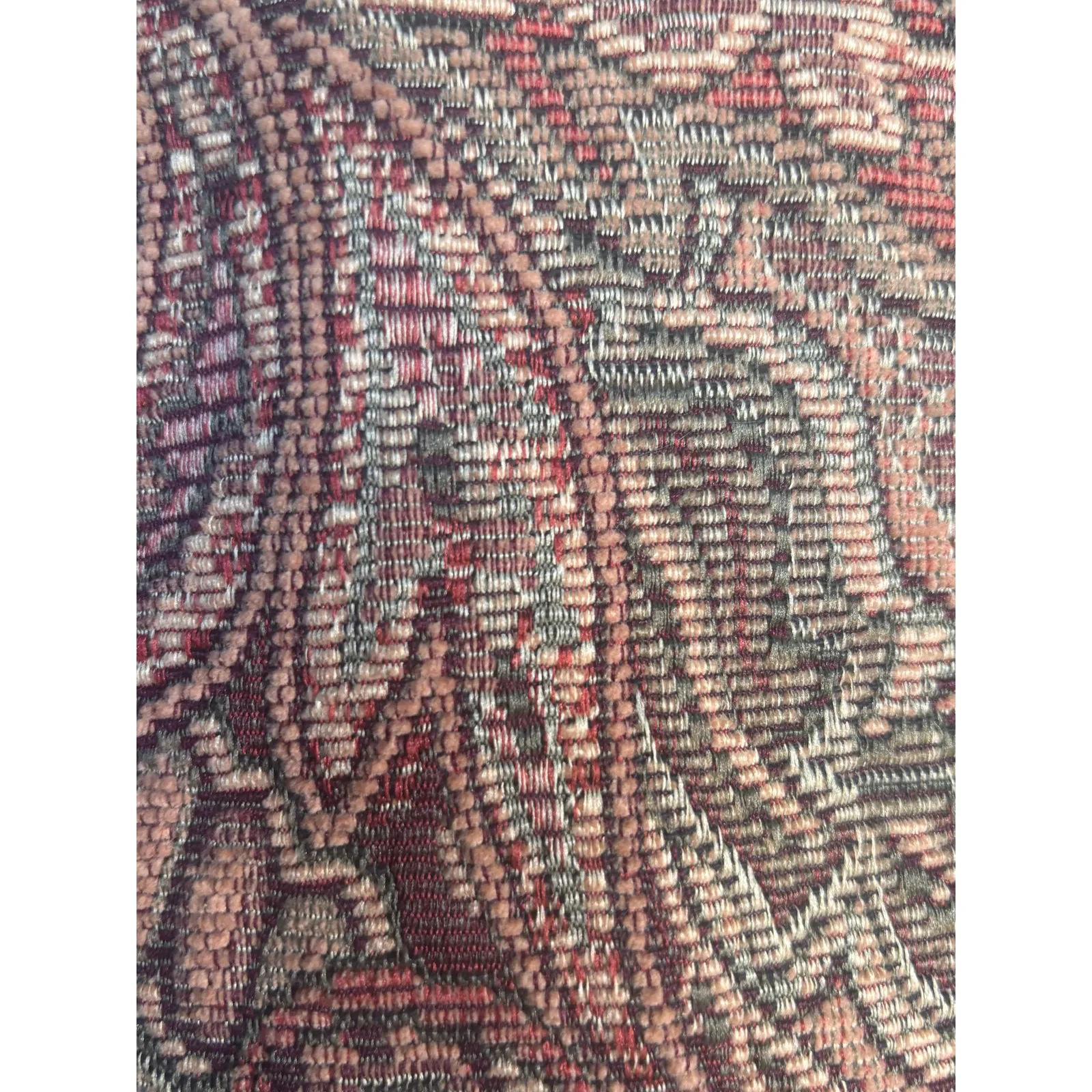 Vintage 90s White Stag Tapestry Paisley Zip Front Vest Brown Rust Tan Bohemian Size L - Image 12