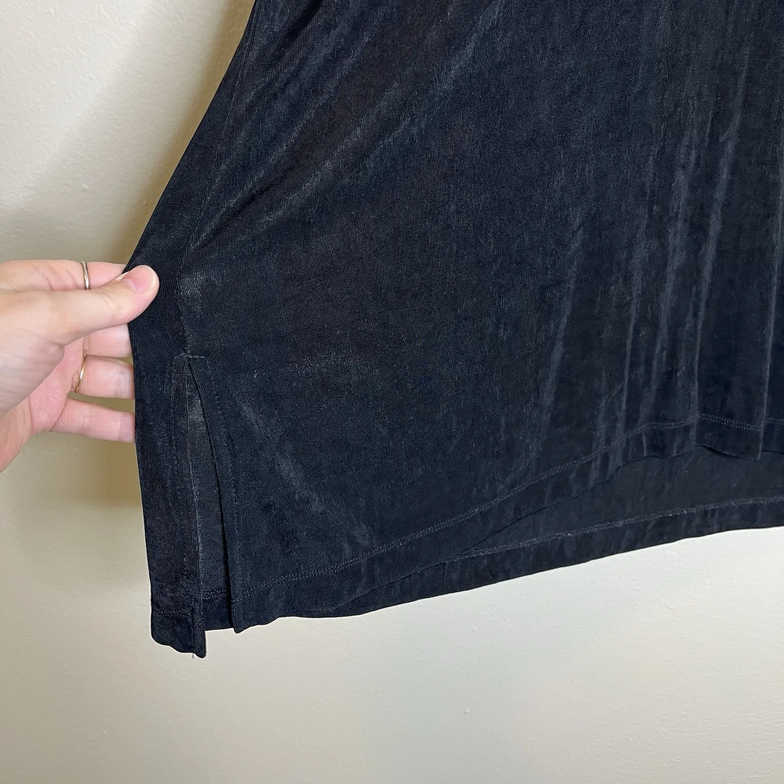 Women Tunic top 2x Relax Fit Whimsigoth Embroidered Dark Floral Witchy Romantic - Image 3