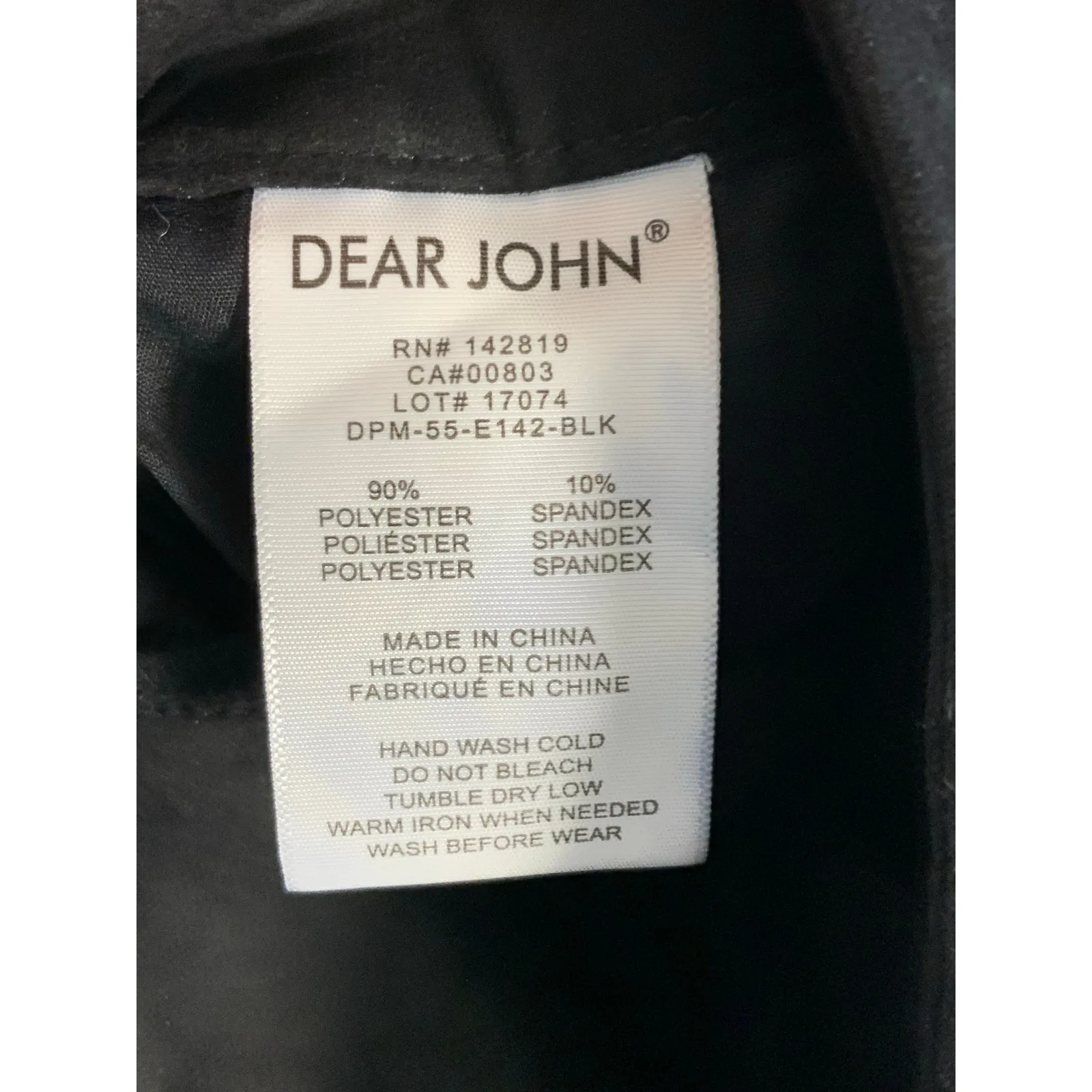 Dear John Fiona High Rise Wide‎ Leg Black Suede Pants, Size 26 - Image 5