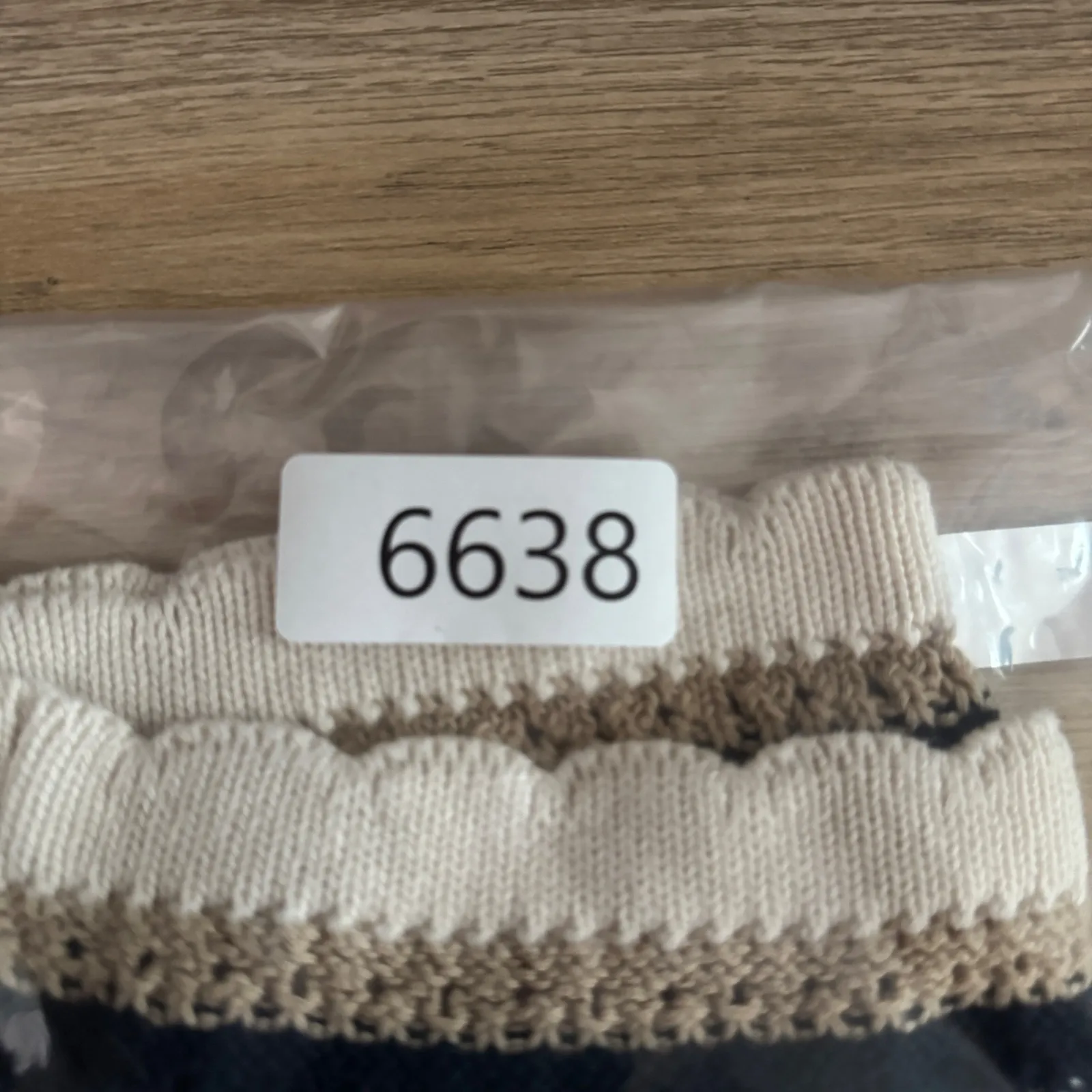 Vero Moda Halter Top Striped Crochet Pink Beige Black Festival Casual Medium‎ - Image 9