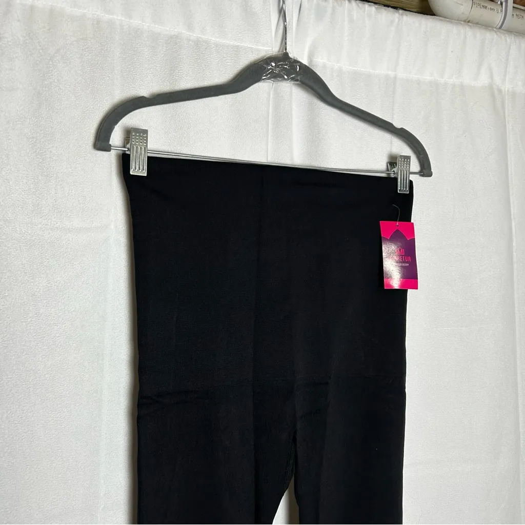 NWT Empetua Shapermint Black High Waisted Shaping Leggings Size XL - Image 3