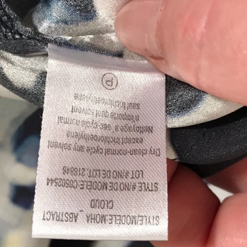 𝅺EUC Theory Moha abstract clouds silk top sz medium - Image 7