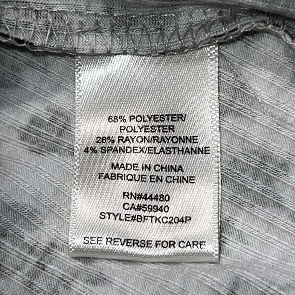 Love, fire size 1X top cheetah print ruffle bottom plus size long sleeve Black - Image 8