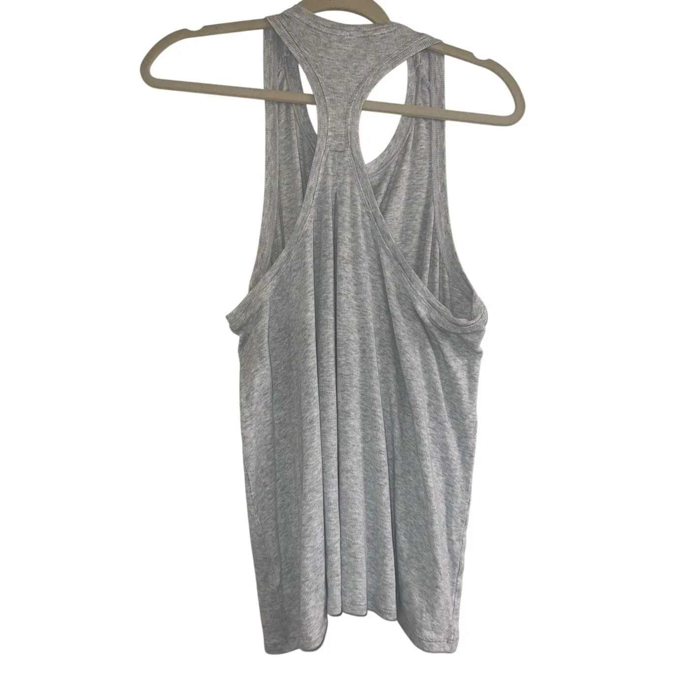 ✨Athleta Ease In Rib Heather Grey Sz Large Tank✨ - Image 7