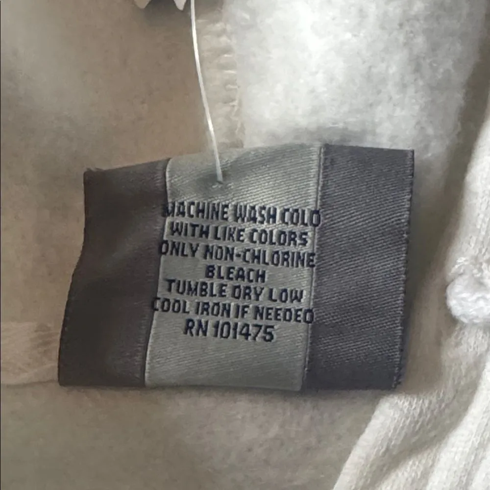 Women’s White Embroidered SYRACUSE College Drawstring Hoodie Size S NEW - Image 12