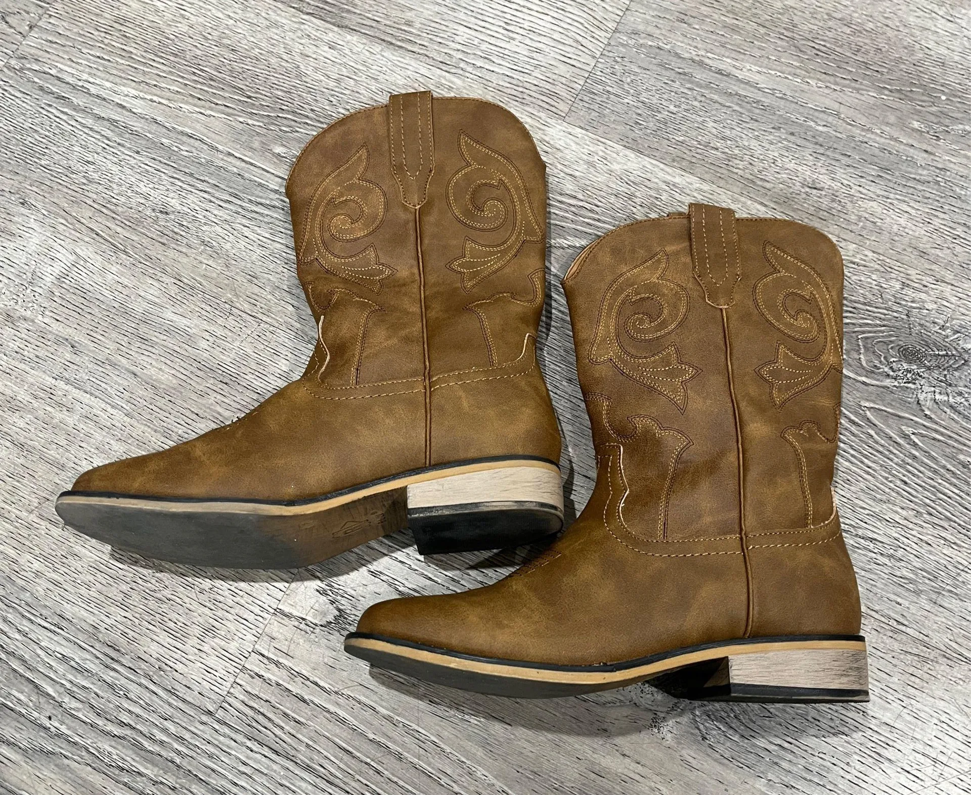 Brown Cowboy Boots  - Image 2