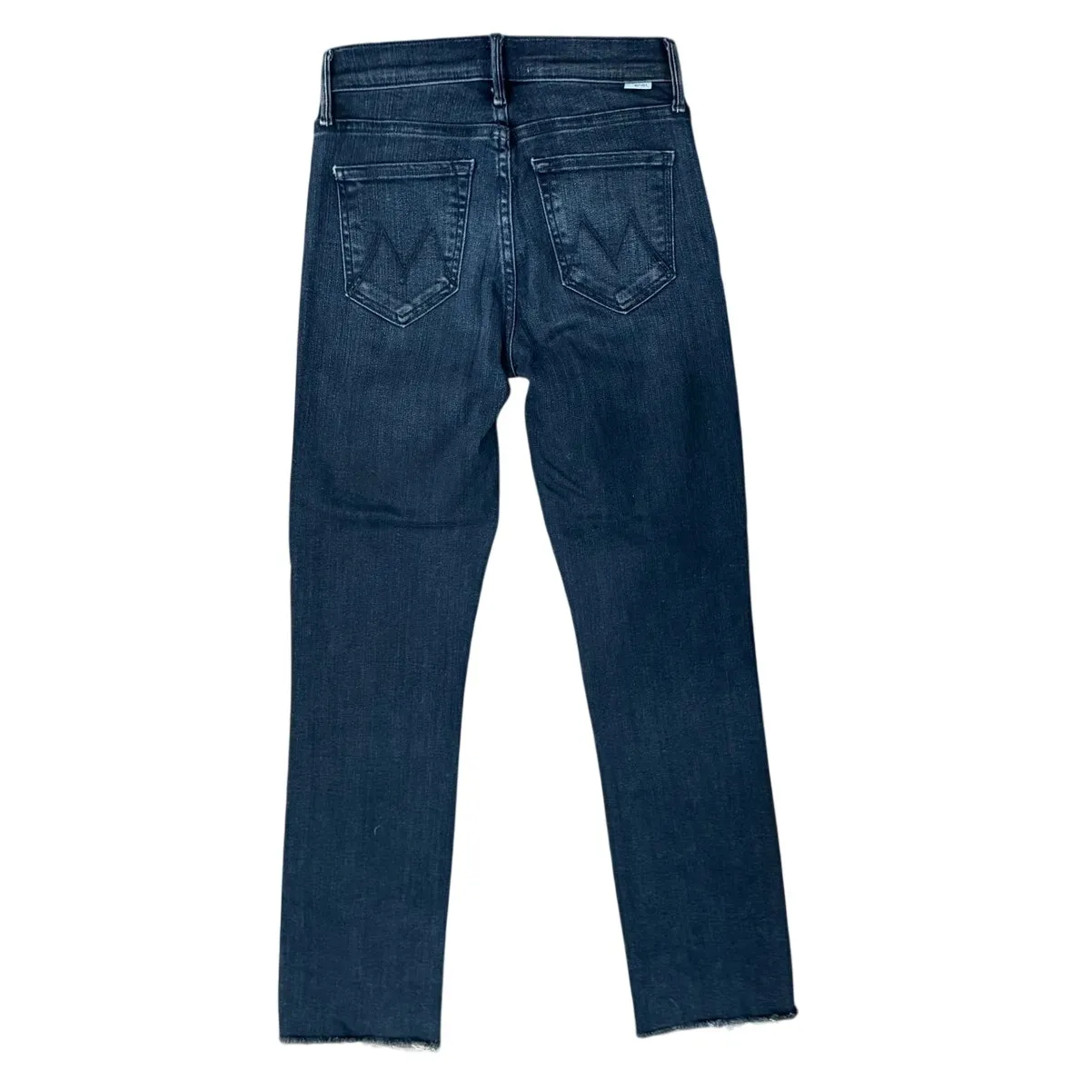 MOTHER Rascal Dark Wash Trip Down Memory Lane Ankle Snippet Skinny Jeans Size 24 Blue - Image 3