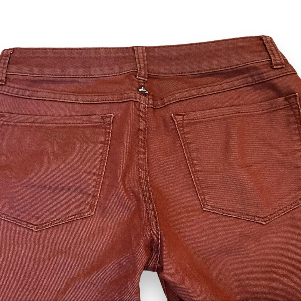 PrAna Womens Red Rust Maroon Kara Jeans Denim Size 2 - Image 9