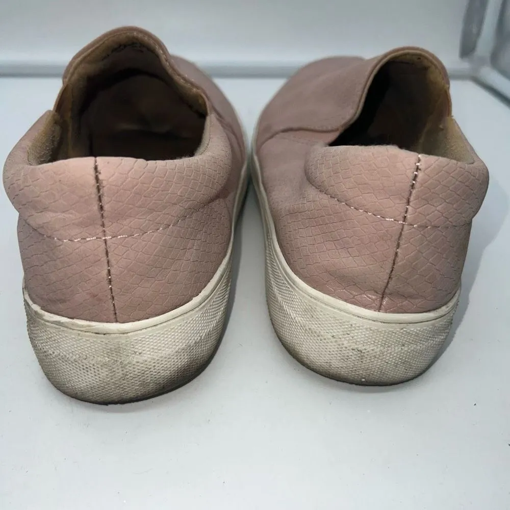 Soda Brand Slip on Platform Sneaker Mauve Suede - Image 2