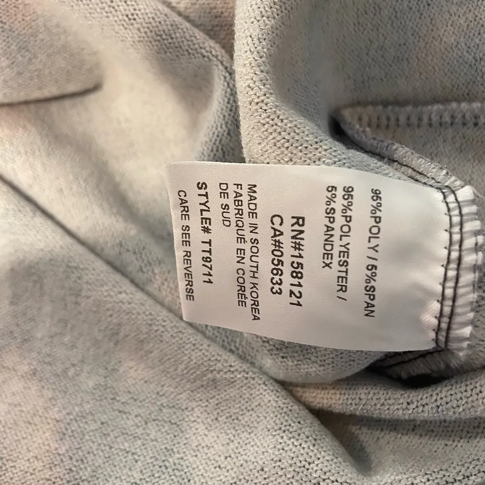 Trisha Tyler Size S Navy Blue Aztec Print Long Sleeve Mock Neck Stretch Top - Image 11