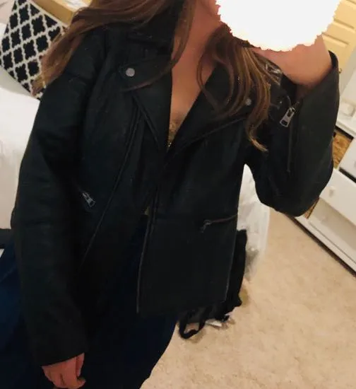 American Eagle Outfitters NWOT Faux Leather Jacket - Image 2