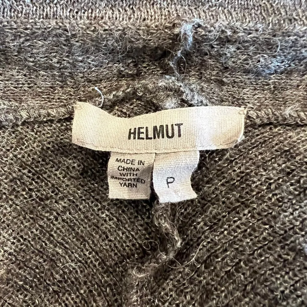 Helmut Lang Women’s Asymmetrical Alpaca Blend Cardigan Size S - Image 5