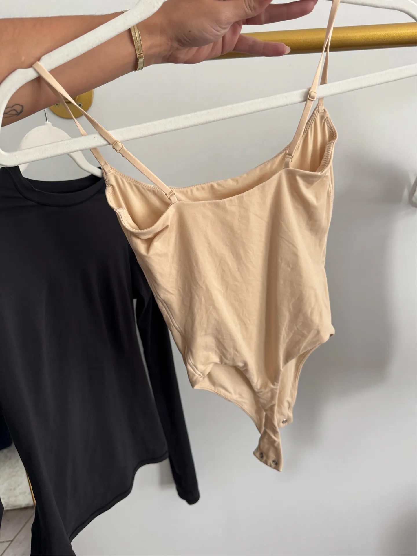 Fits Everybody Cami Thong Bodysuit in Sand Size XXS NWT - Image 4