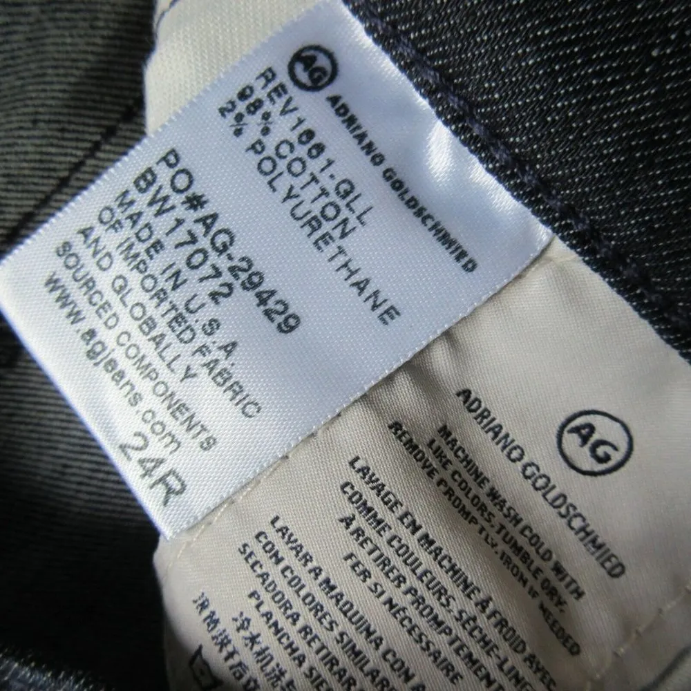 NWT AG Adriano Goldschmied Jodi in Gallery High Rise Slim Flare Jeans 24 x 34 - Image 6