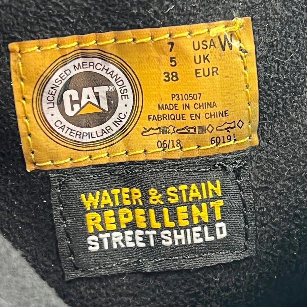 Caterpillar  Ceil Boots Waterproof Leather Wool Gray - Image 3