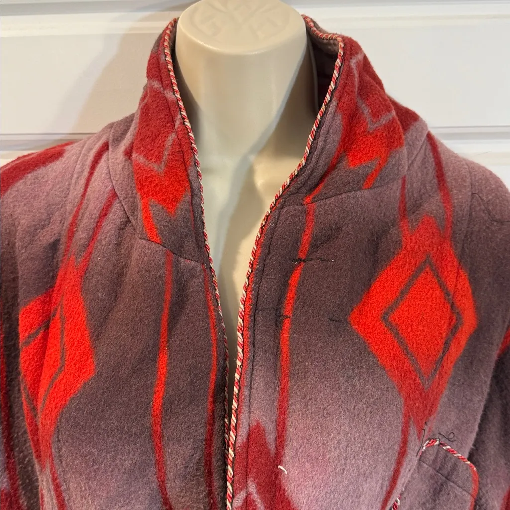 OMBRÉ BEACON ROBE / missing original belt Red Size undefined - Image 9