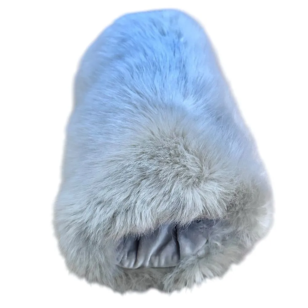 Restoration Hardware RH Faux Fur Hand Muff Tan - Image 3