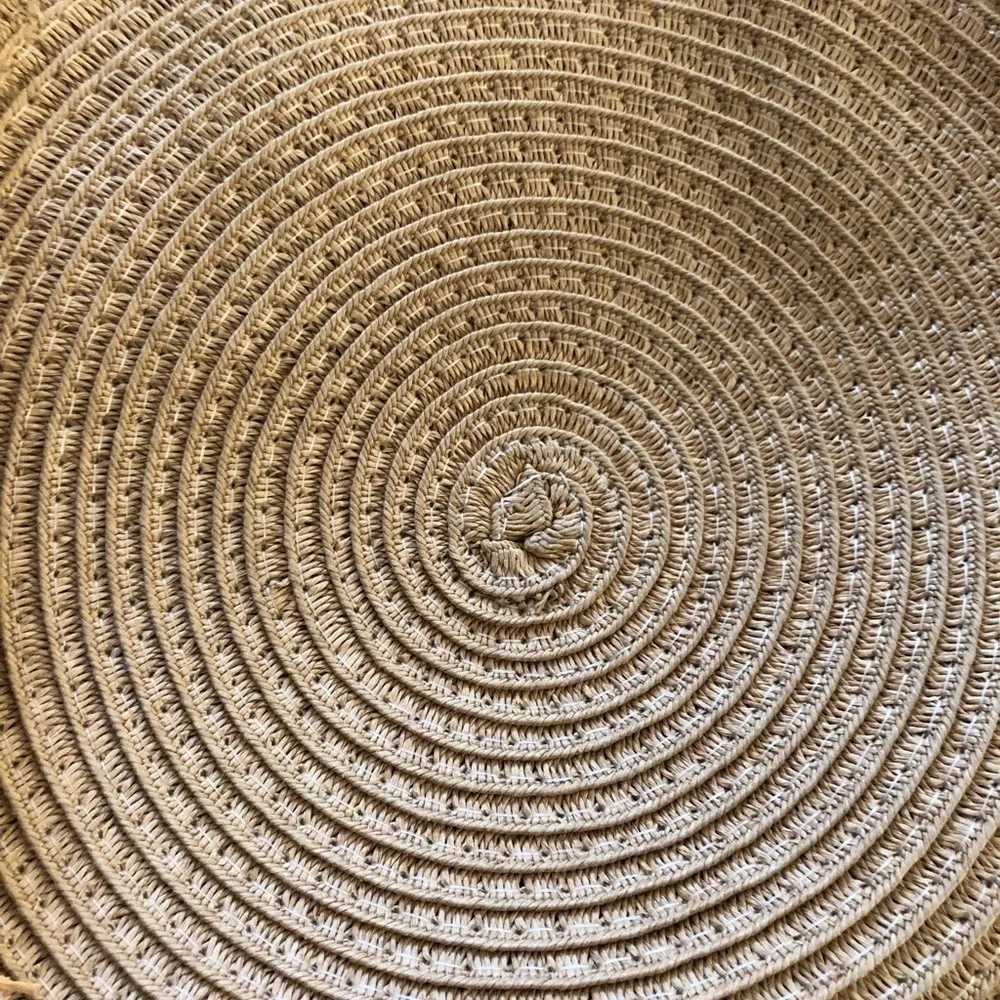 Lauren Conrad Cookie Crossbody Double Handle Straw Bag Summer Beach Festival - Image 8