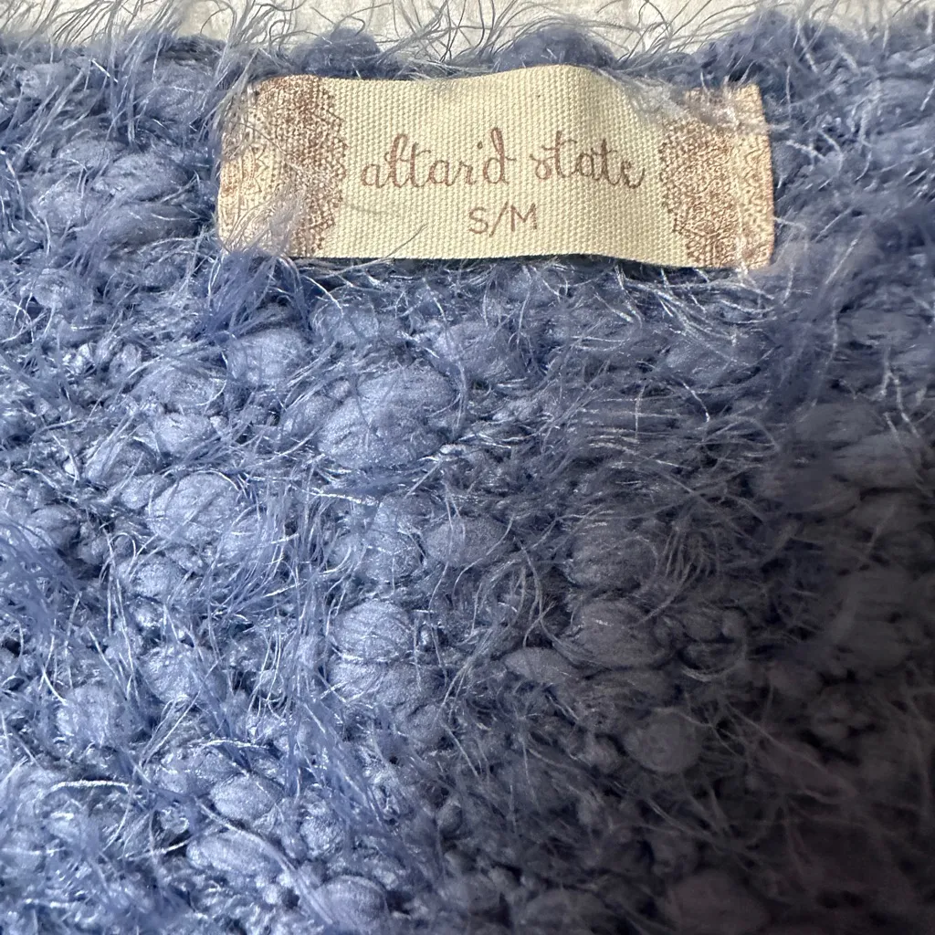 NWT ALTAR’D State Color Block Striped Soft V-Neck sweater; Size S/M - Image 6