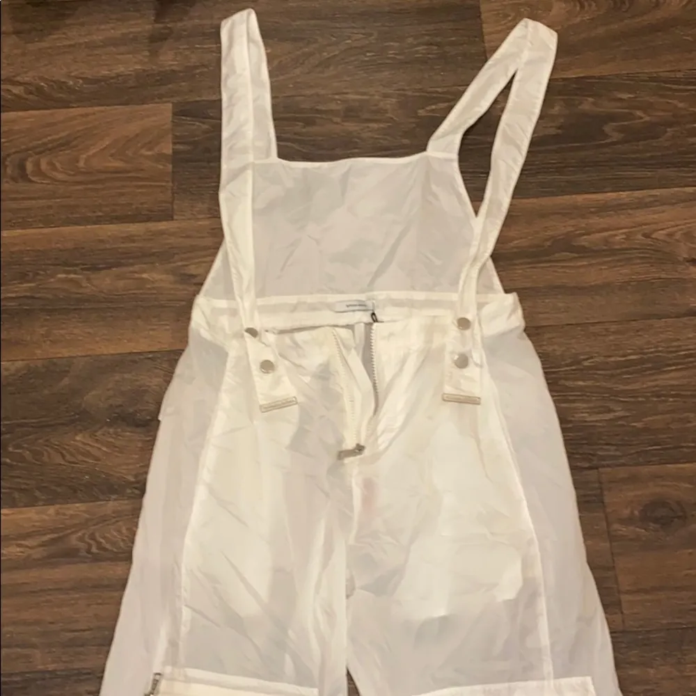 Light Nylon Overalls Gray Size M - Image 4