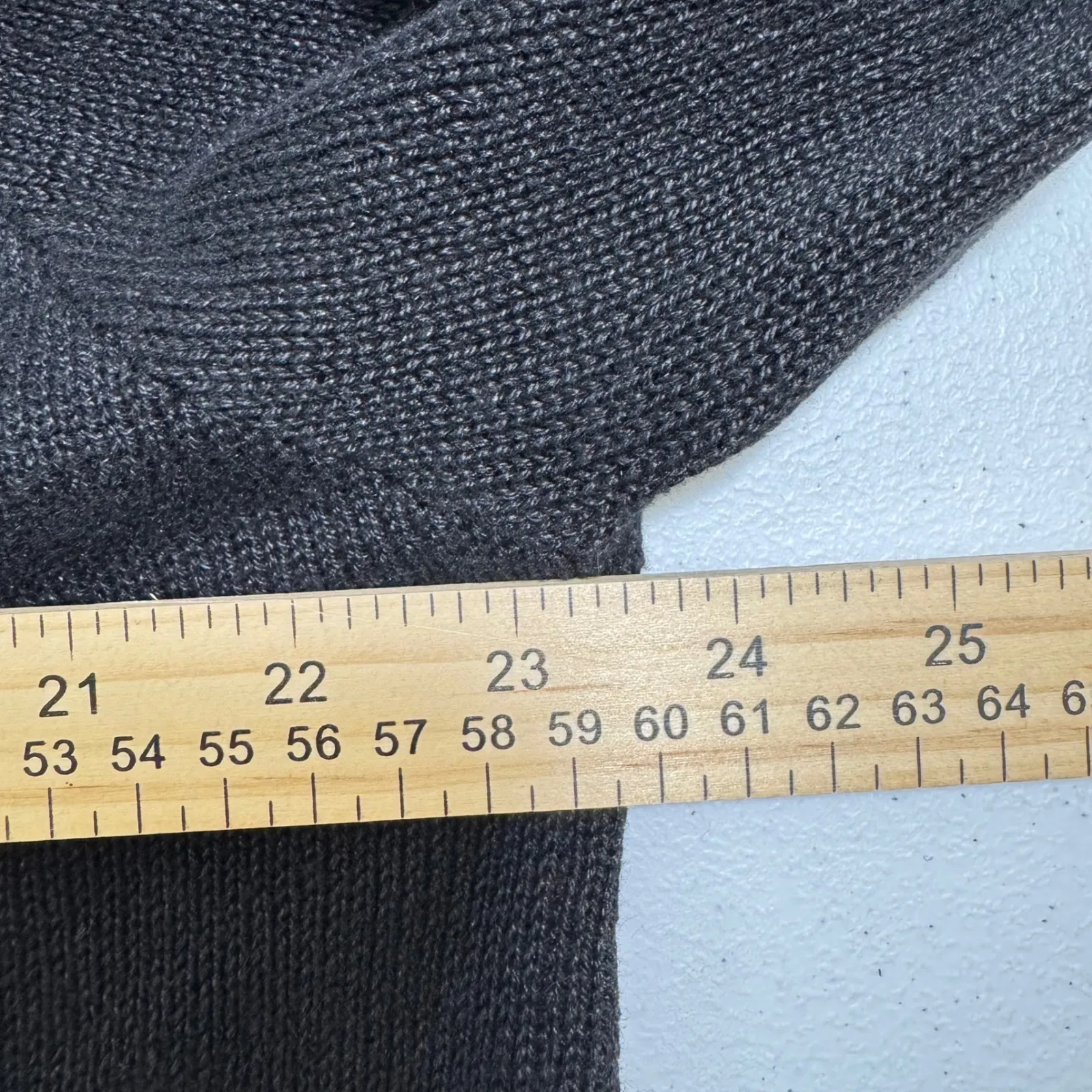 VTG Studio Collection Black Gingerbread Woman Christmas Embroidered Sweater XL - Image 6