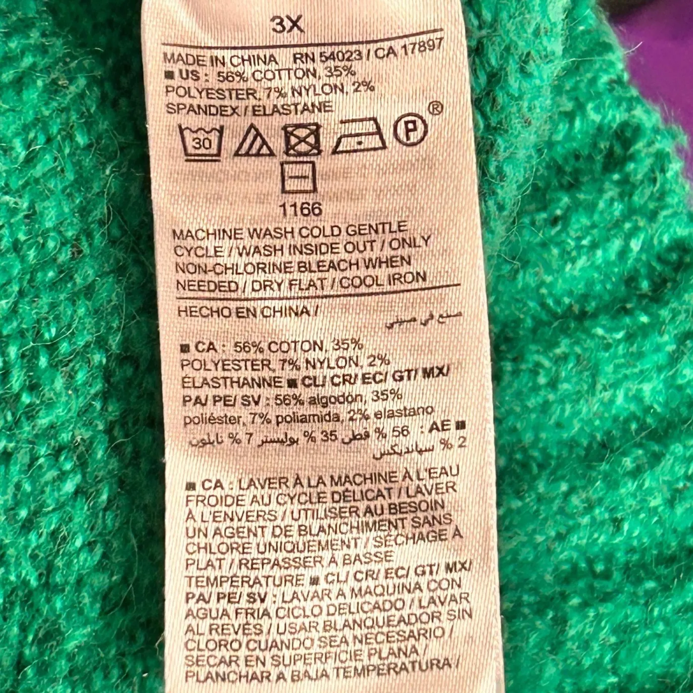 Old‎ Navy Mock Neck Sweater Green 3X - Image 7