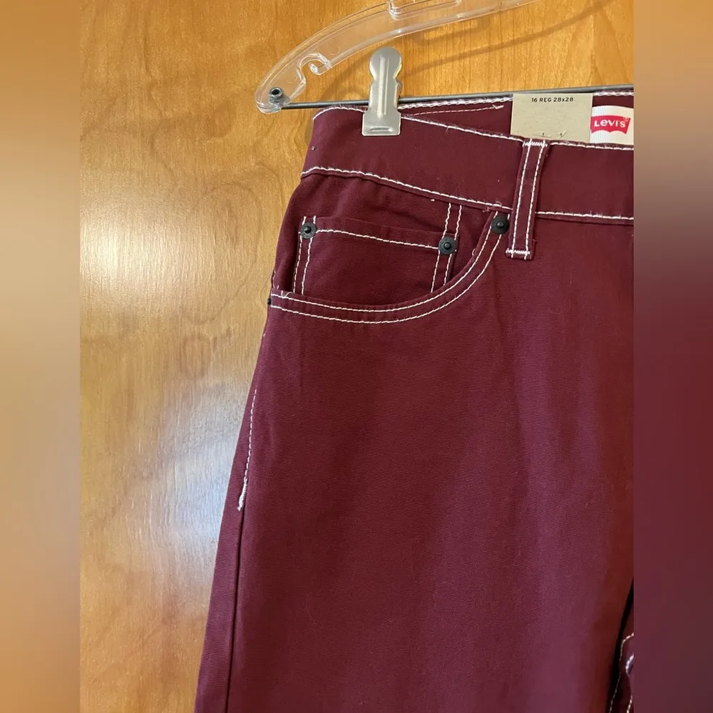 Levis 511 Jeans SLIM Juniors/Womens Size 16 Regular 28x28 Colorful Stretch NWT - Image 5