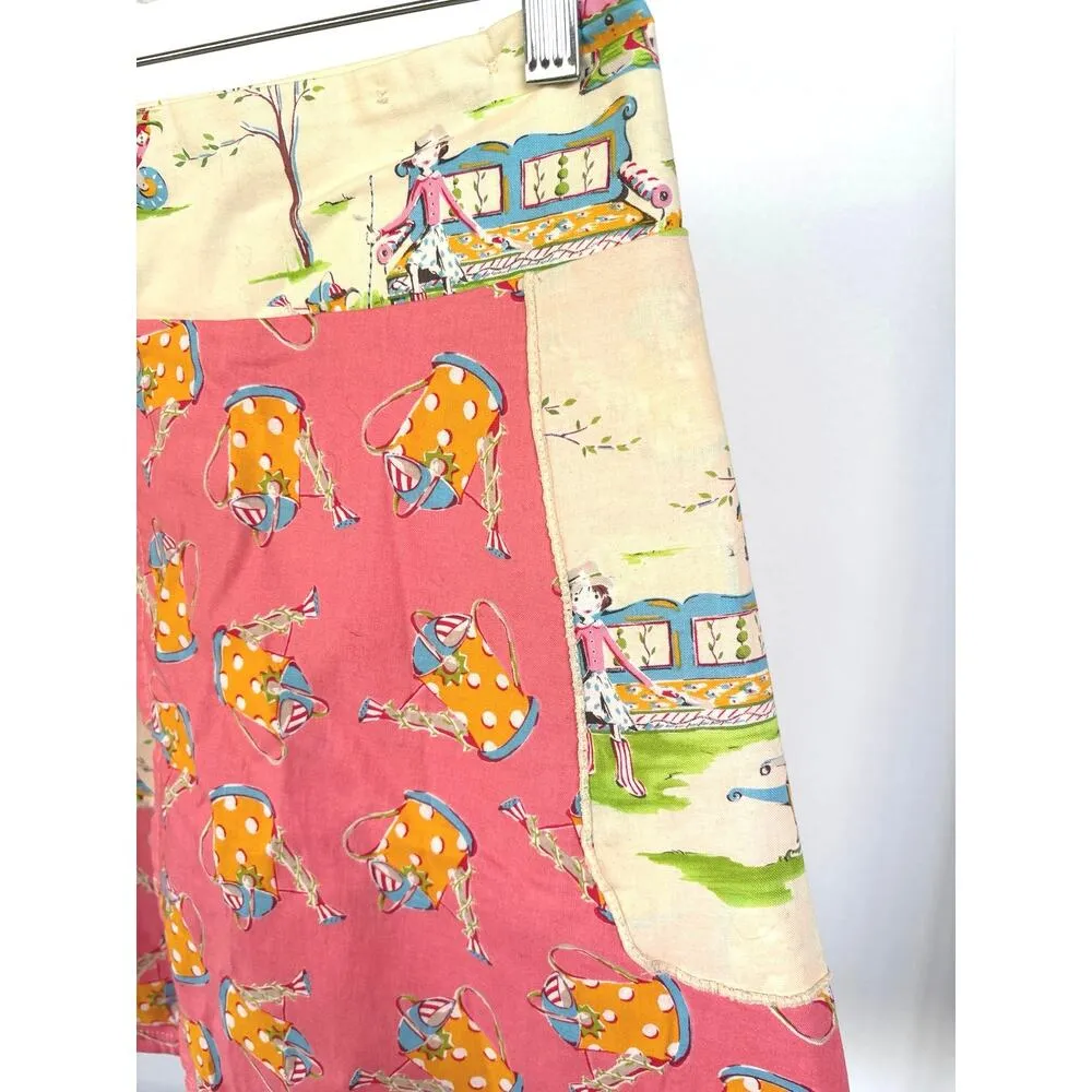 Vintage Retro Whimsical Gardening Baking Apron Tradwife Cottagecore Homemaker - Image 2