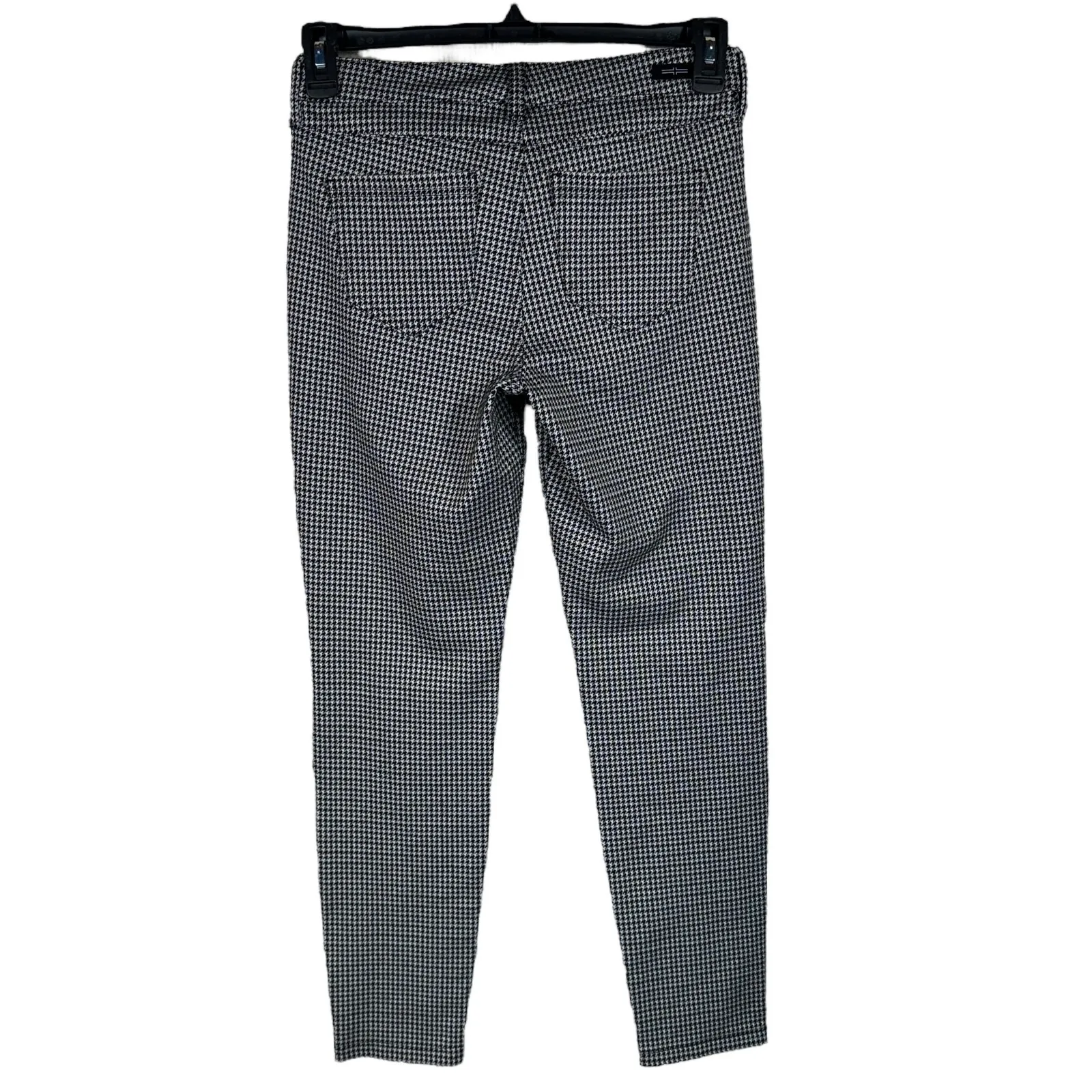 Liverpool SZ 4/27 Skinny Leg Pants Houndstooth Stretch Mid-Rise Zip-Fly Pockets - Image 4