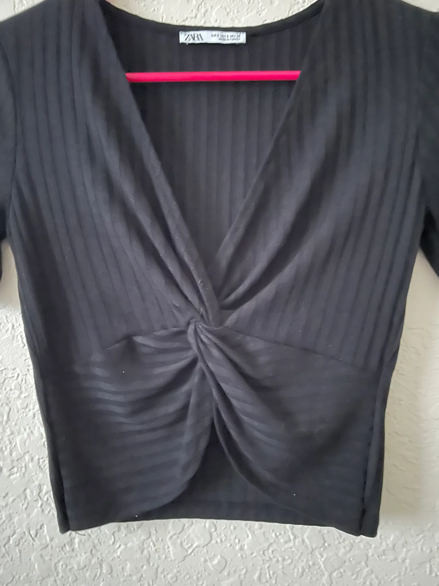 ZARA Knot Crop Top - Image 2