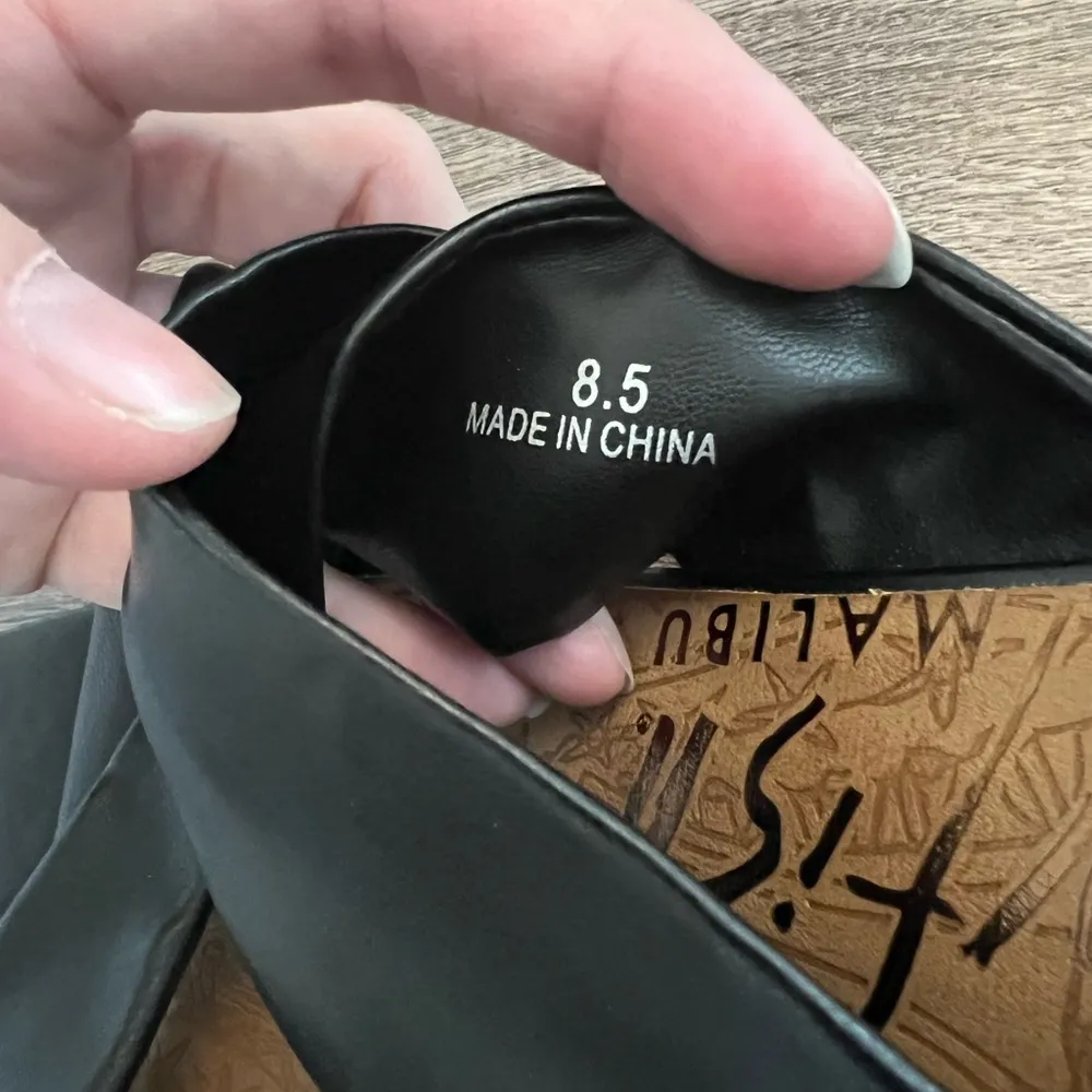 Blowfish Black Woven Heels - Image 5