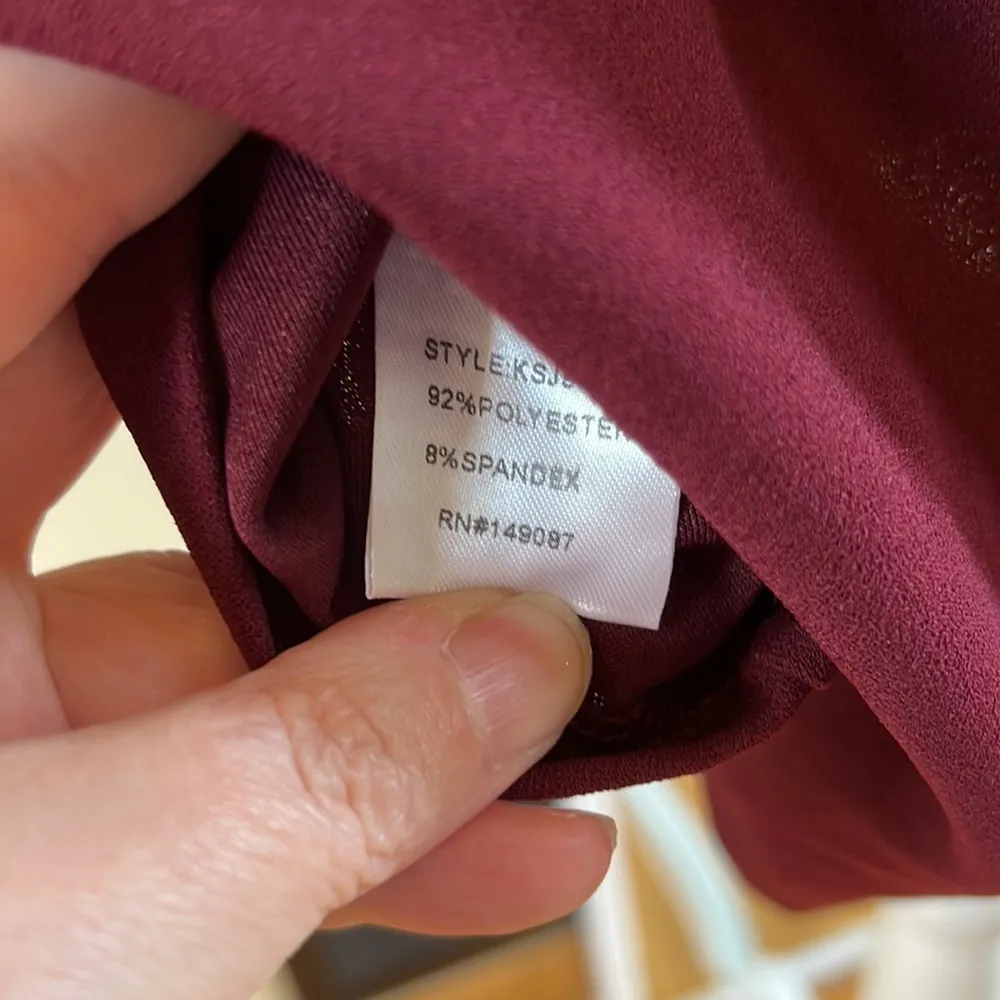 Charlotte Russe long sleeve velvet detail jumpsuit romper, Small - Image 6