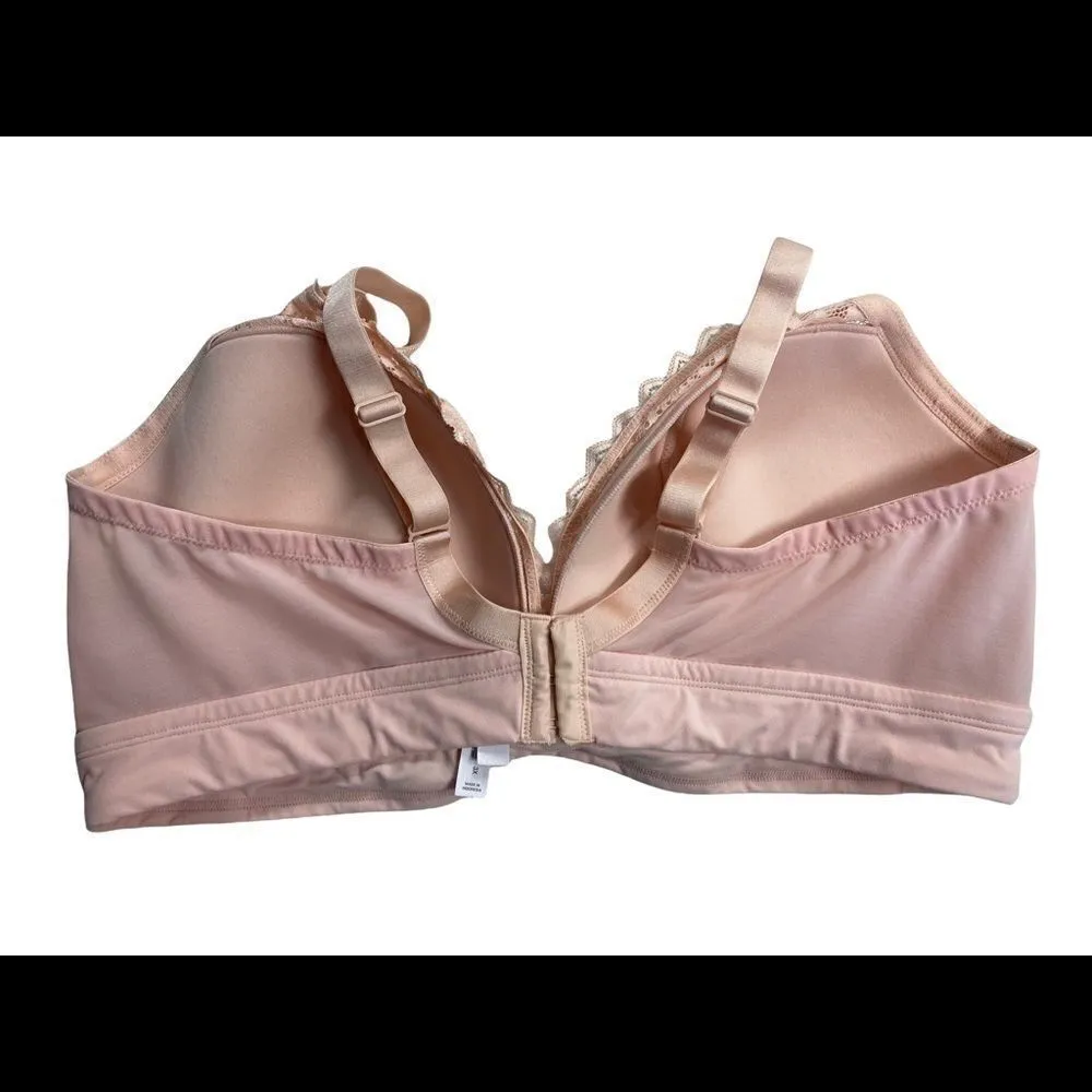 AUDEN, Peach Bralette, Size 3X, lightly lined, adjustable straps, stretchy - Image 5