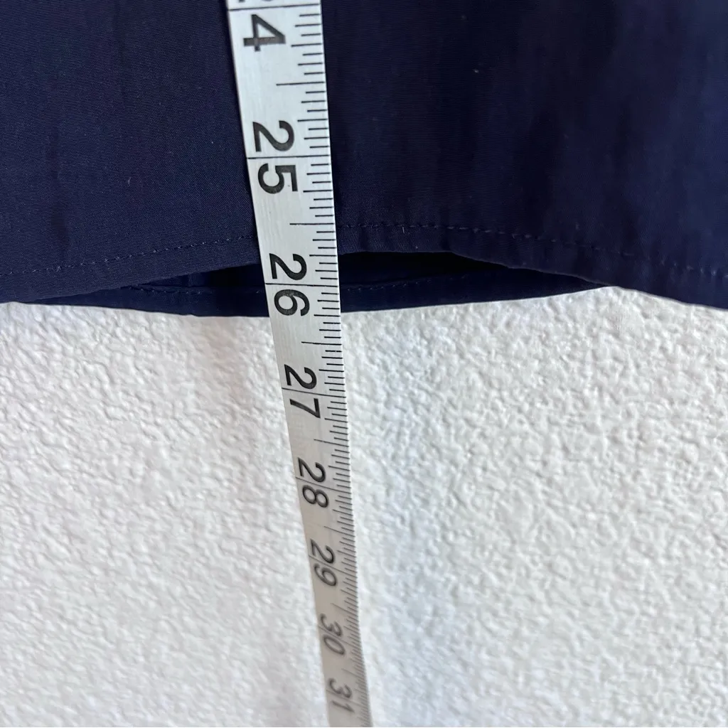 GAP Women’s Cap Sleeve Split Neck Blouse Navy Uniform - Image 7