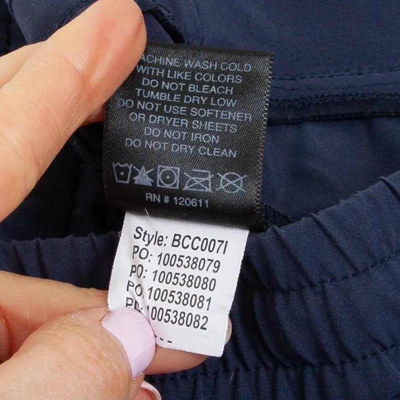 Backcountry Womens Navy Blue Jogger Pants Drawstring Waist Casual Athleisure XS - Image 10