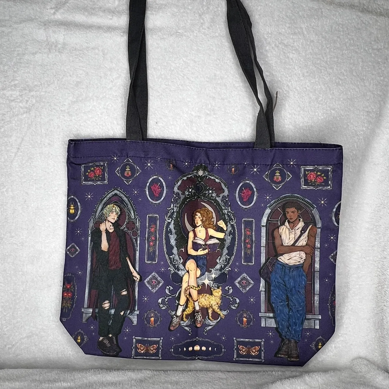 FairyLoot The Glittering Edge Tote Bag – Alyssa Villaire August 2025 Purple - Image 10